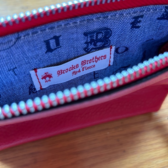 Brooks Brothers Leather Wristlet - Picture 3 of 7